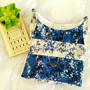 SOLD - Anthropologie Multiprint Top