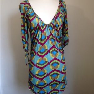 T-Bags multi-colored tunic. Bold!