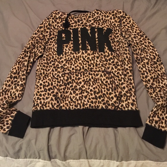 VS Pink cheetah hoodie