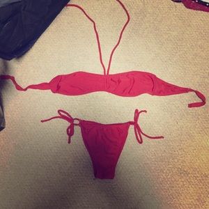 Red bikini