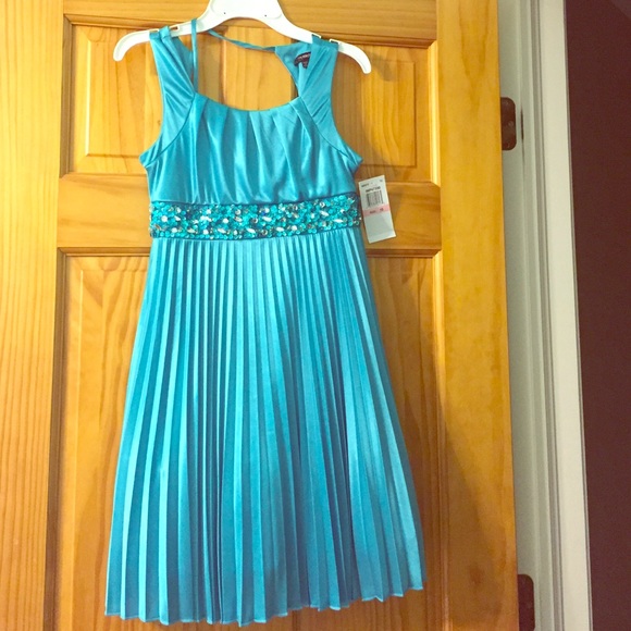 brand new youth size 10 blue dress