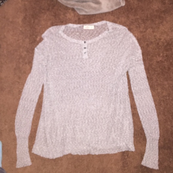 Hollister see through sweater