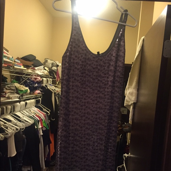 Silver tank top dress
