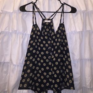 Buckle Daisy Print Tank