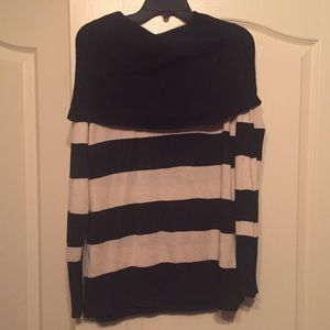 NY&C Cowl Neck Tunic Sweater