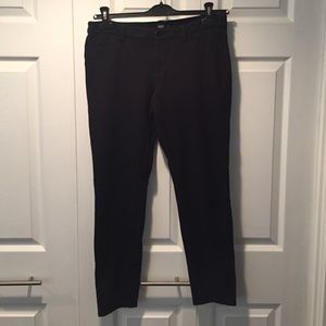 Knit black stretch skinny jeans, Mossimo brand.