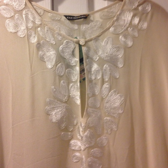 Long Sleeve Ombré Blouse by KAS NEWYORK - Picture 2 of 3