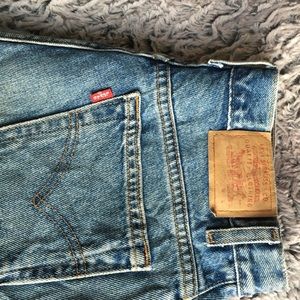 Levis high waisted shorts