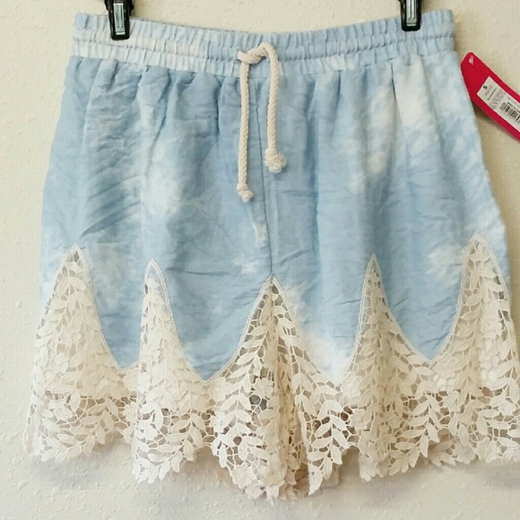 Xhilaration | Crochet Trim Shorts - Picture 2 of 3
