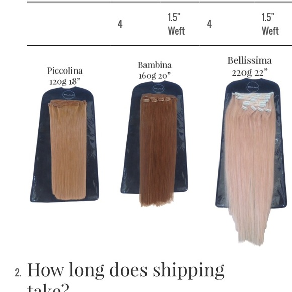 Like New Bellami Piccolina Dark Brown Extensions - Picture 4 of 4