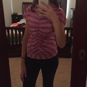 *5 for $20* Purple striped shirt