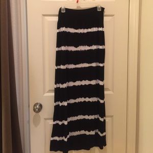 Black and white skirt
