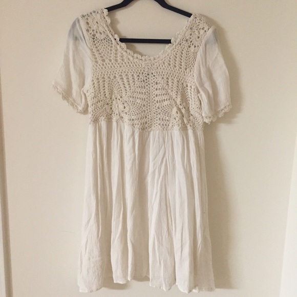 MINKPINK x UO Hazel Crochet-Top Dress