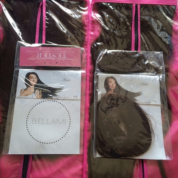 Bellami Extension, Clip In, and Headband Bundle