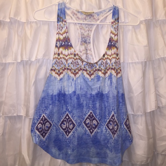 Guess Racerback Tribal Print Tank