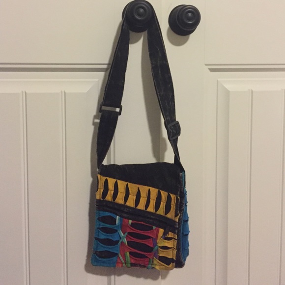 Cute colorful handmade bag!