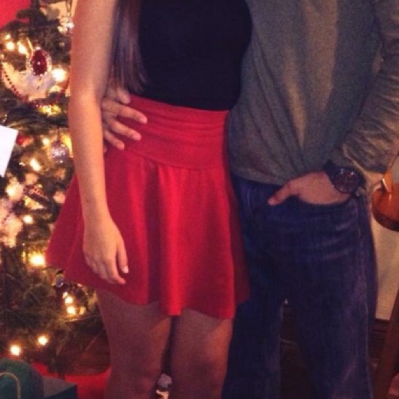 Red American Apparel Skirt - Picture 3 of 3