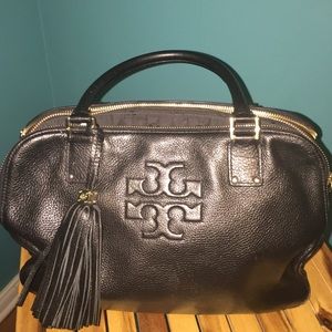 Authentic Tory Burch Black Leather Purse