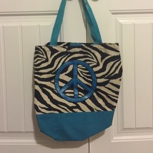 Zebra tote bag