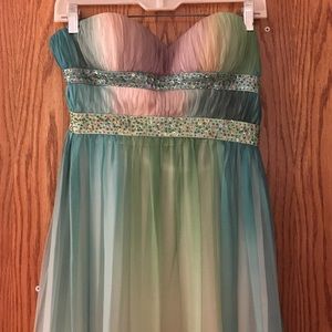 Ombré prom dress