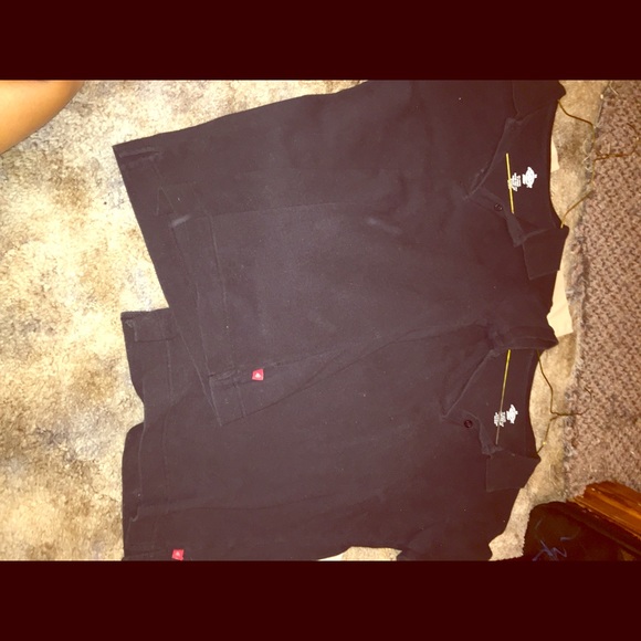 2 black polos