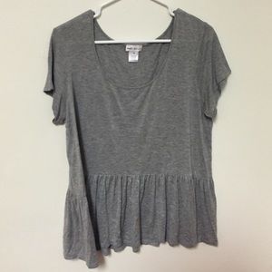 Wet Seal+ Peplum Top