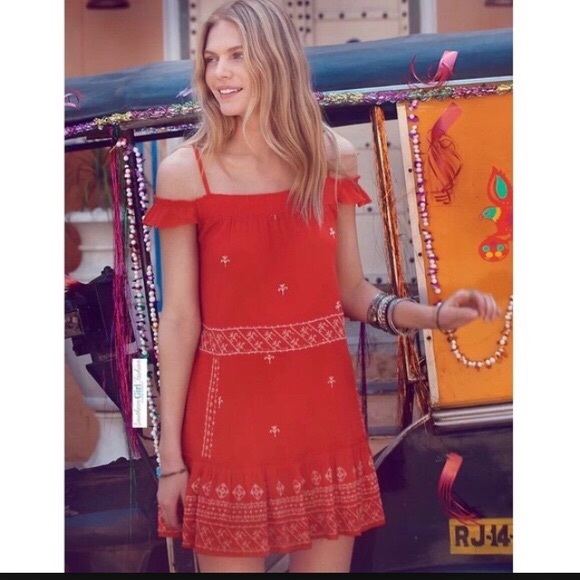 Free People Cold Shoulder Dress