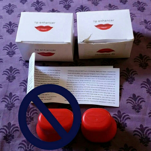 Small Lip Plumper Full Lips Suction Red New