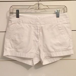 J. Crew white Chino shorts