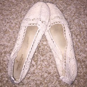 Crochet/lace flats!!