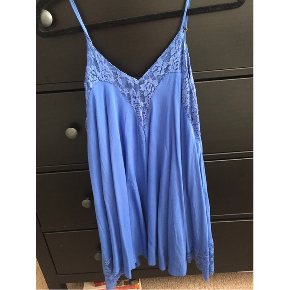 SOLD-Blue mini dress