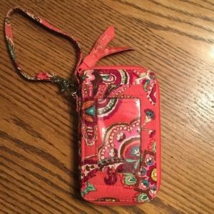 Vera Bradley "Call Me Coral " all in one wristlet