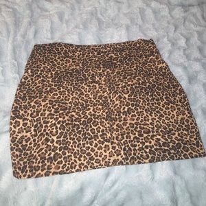 Cheetah Print Mini Skirt