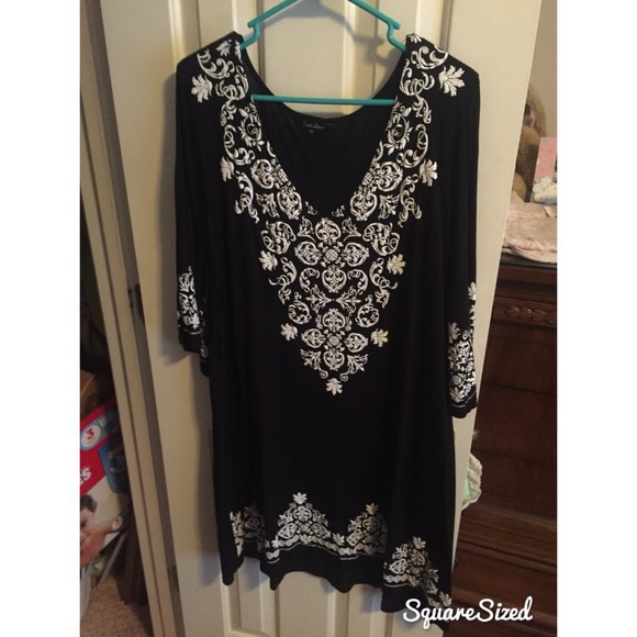 Plus size little black dress