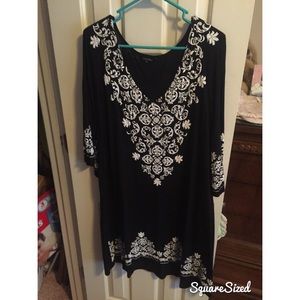 Plus size little black dress