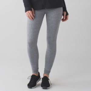 NWT Lululemon heather grey wunder under pants