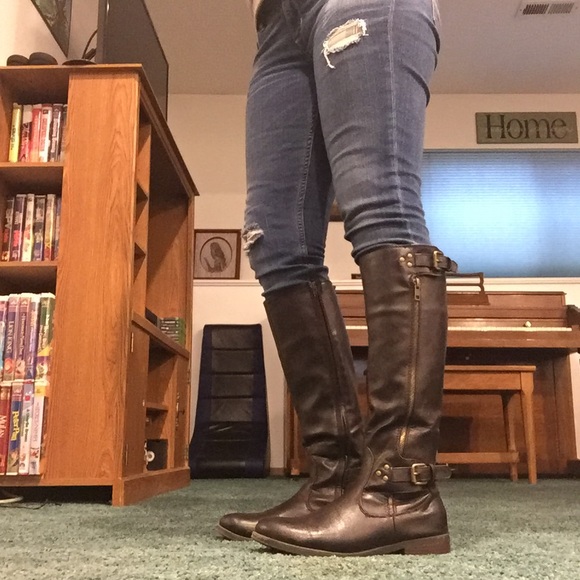 💝🎁adorable brown long rider boots!