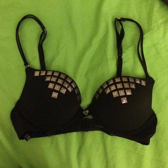 Blackheart Studded Push-Up Bra from Hot Topic