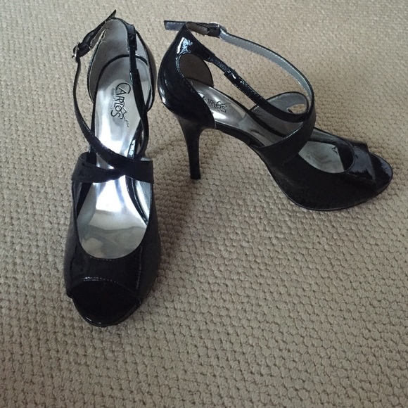 Carlos by Carlos Santana black strappy heels
