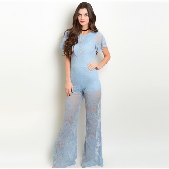 Host Pick 4/13 🎉 Open Back Lace Lined Jumpsuit 💋
