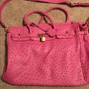 Pink JustFab bag