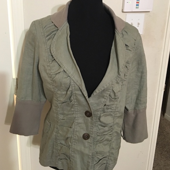 Linen jacket new w out tags