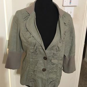 Linen jacket new w out tags