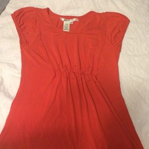 Max Studio burnt orange top