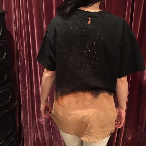 Iron maiden bleached lace up tee - Picture 3 of 3