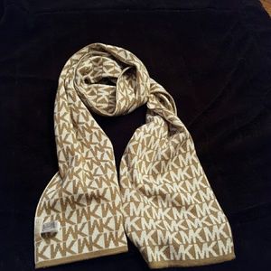 MK scarf. 66" long x 10" wide