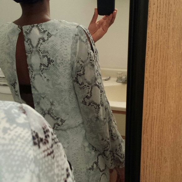 Arden b snake skin mint romper - Picture 2 of 2