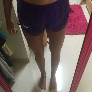 Nike purple running shorts