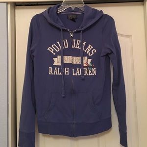 Periwinkle Ralph Lauren hoodie