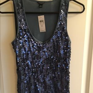 Ann Taylor Sequin Tank. Size xs. NWT.
